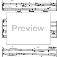 Destin (Symphonie à trois pour un drame) - Score