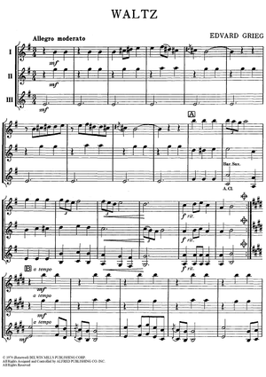Waltz - Eb Saxes / Eb Clarinets