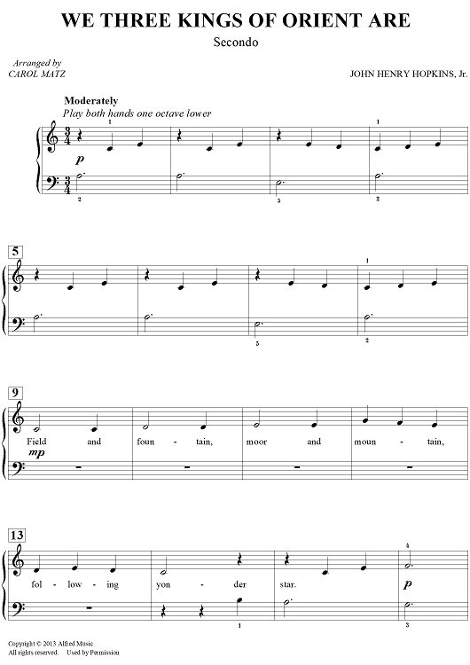 We Three Kings Of Orient Are