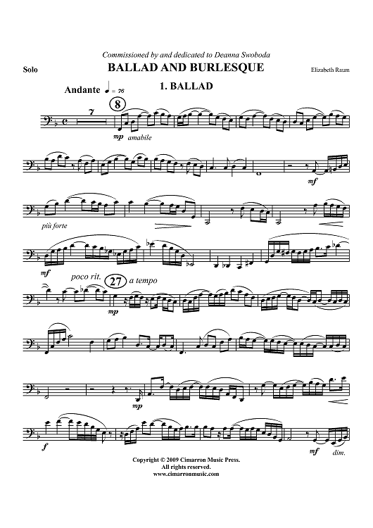Ballad and Burlesque - Tuba