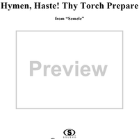 Semele Oratorio, Act 1, no.7: Hymen, Haste! Thy Torch Prepare, Air