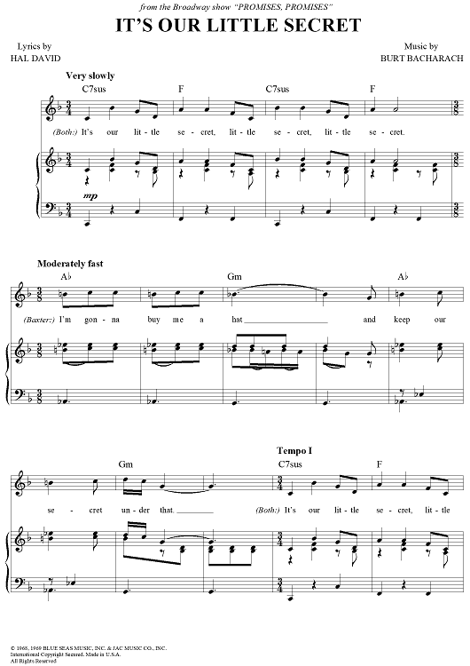 It's Our Little Secret