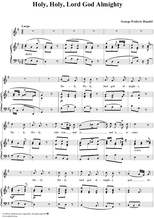Holy, Holy, Lord God Almighty