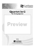 Quartet in G - Score
