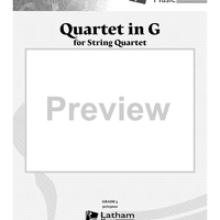Quartet in G - Score