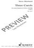 Three Carols - Choral Score