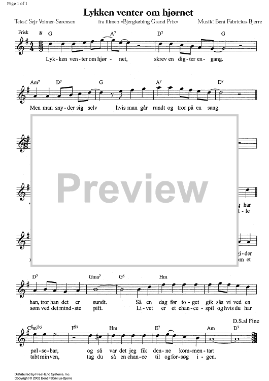 Lykken venter om hjornet - C Instruments