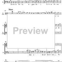 Messe solenne [set of parts] - Score