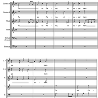 Tu es Petrus - Score