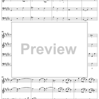 Quartet in E major - Full Score