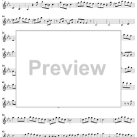 Sonata in C Minor, Op. 5, No. 6 - Violin 1