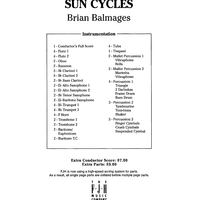 Sun Cycles - Score Cover