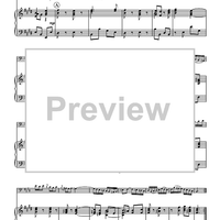 Sonata in E Major BWV 1035 - Piano Score