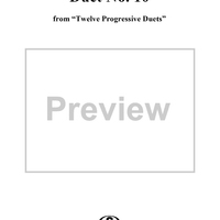 Duet No. 10 - Violin 1