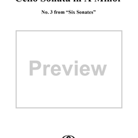 Cello Sonata No. 3 in A Minor, RV43 - Piano