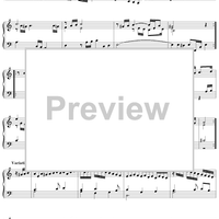 "Courant zimble", Eight Variations in A Minor (B245)