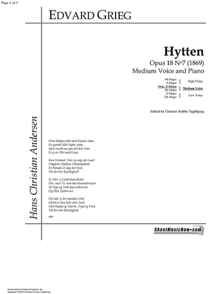 Hytten Op.18 No. 7