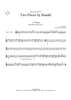 Two Pieces by Handel - Trumpet 1 in Bb