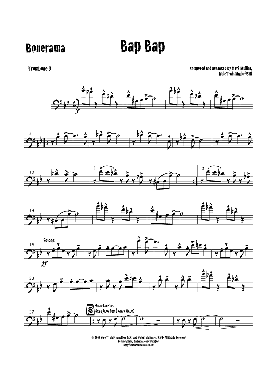 Bap Bap - Trombone 3