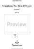 Symphony No. 86 in D Major  movt. 3  - Hob1/86 - Full Score
