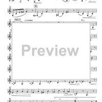 Music for Four, Collection No. 2 - Early Pop Favorites - Part 4 Bass Clarinet in Bb