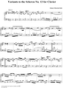 Variants to the Scherzo XIII for Clavier