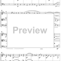 String Trio No. 3 in D Major  Op. 9, No. 2 - Score