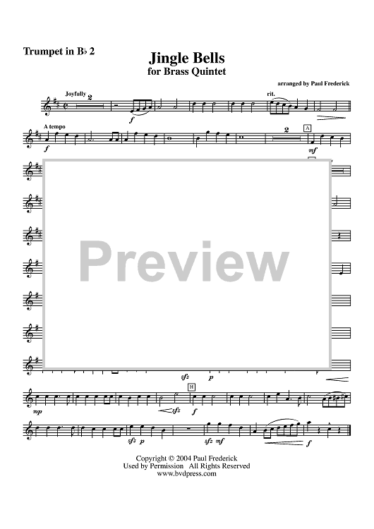 Jingle Bells - Trumpet 2