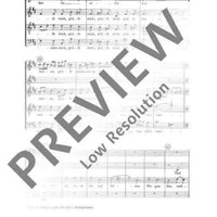 Vier Motetten der Bachschule - Choral Score