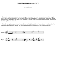 Time Further Out - Notes on Performance