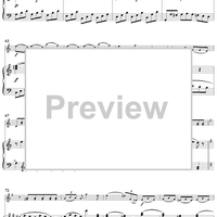 Violin Sonata in E Minor, K60 - Piano Score