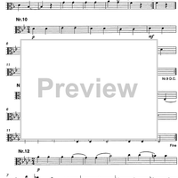 Ecossaise D158 & 12 Ecossaisen D229 - Viola