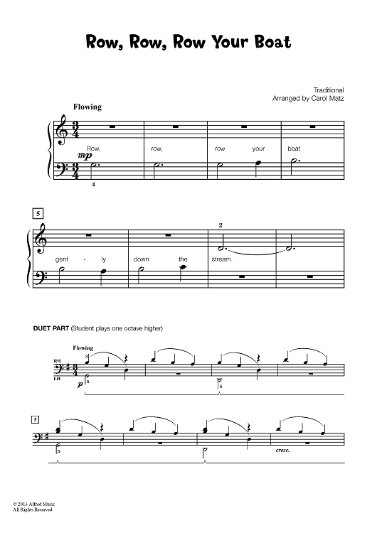 Row, Row, Row Your Boat