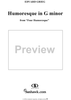 Humoresque No. 4 in G minor - from "Four Humoresques" Op. 6