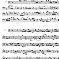 Sonata e minor - Cello