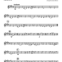 Variations on a Hymn of Gladness - Clarinet in Bb