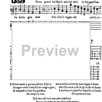 Donna gentil, voi sete il mio bel sole