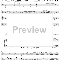 Violin Sonata No. 28 E-flat Major, K374f - Full Score