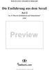 "Die Entführung aus dem Serail", Act 2, No. 8 "Durch Zärtlichkeit und Schmeicheln" - Full Score