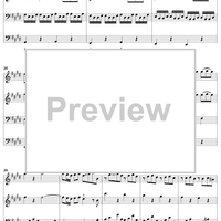 Quartet in E major - Full Score