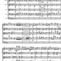 At the bier of a young Artist - Score