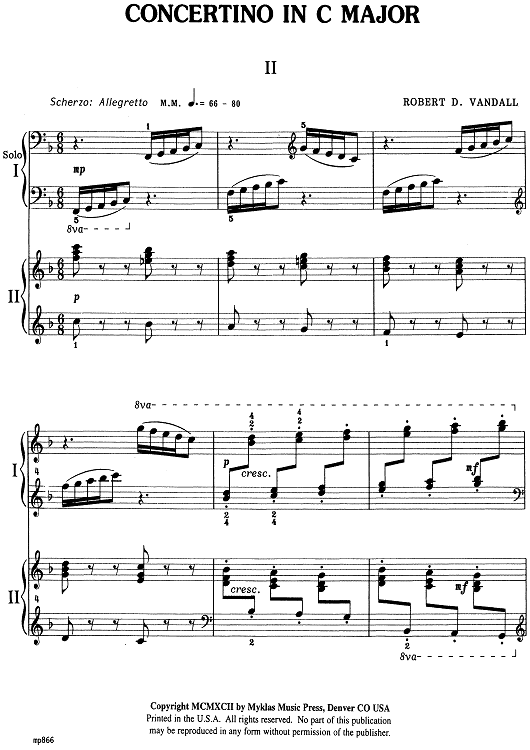 Concertino in C Major - Movement II