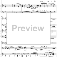 "Endlich, endlich wird mein Joch", Aria, No. 3 from Cantata No. 56: "Ich will den Kreuzstab gerne tragen" - Piano Score