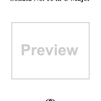 Sonata No. 16 in C Major - Flute