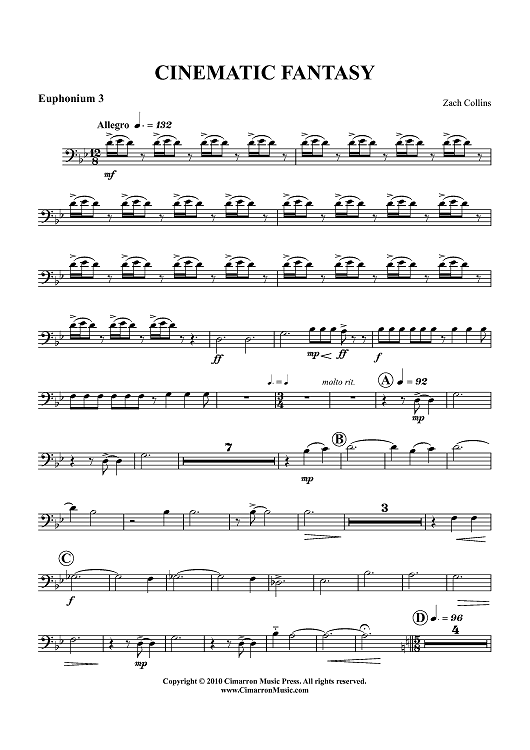 Cinematic Fantasy - Euphonium 3 BC/TC