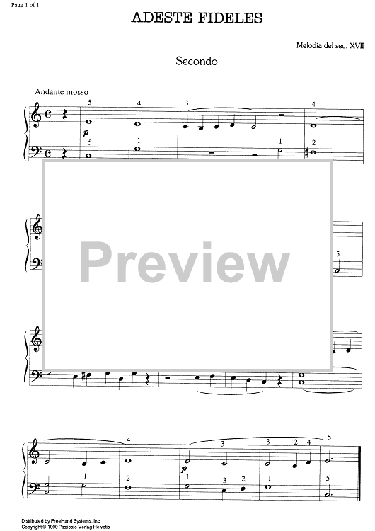 Adeste fideles - Secondo
