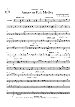 American Folk Medley - Trombone