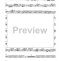 Brandenburg Concerto No. 6 - for Cello Sextet - Cello 3