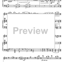 Variation on Béla Bartók theme - Score