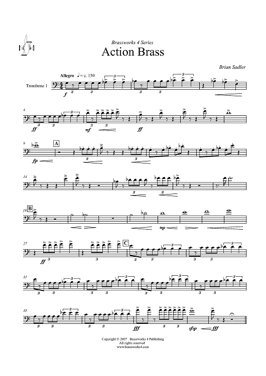Action Brass - Trombone 1